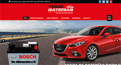 Desktop Screenshot of bateriasperu.net